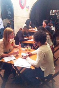 speed dating in rio organized by Caminhos Language Centre