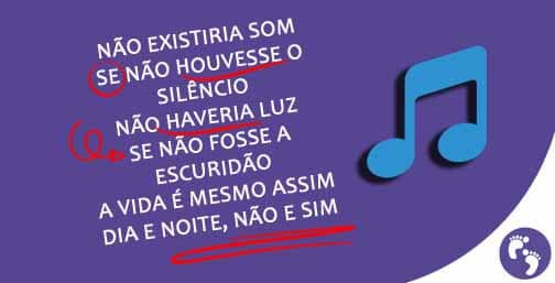 Atividade com a letra da música we are the world