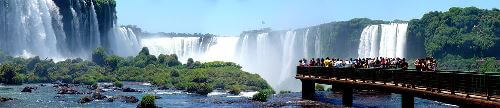 Cataratas Foz do Iguaçu no Brasil