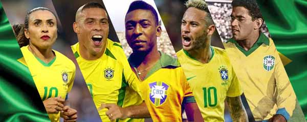 best greatest brazilian footballers players of all time