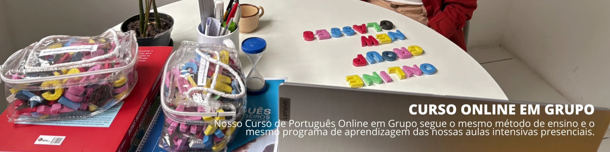 Curso de Português em Grupo Online